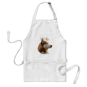 Siberian Husky (red) Mum 2 Standard Apron