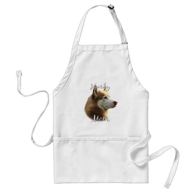 Siberian Husky (red) Mum 2 Standard Apron (Front)
