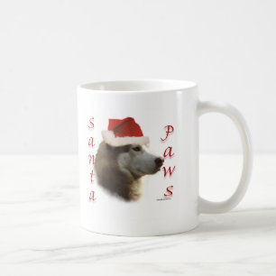 Siberian Husky Santa Paws Coffee Mug