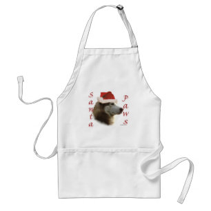 Siberian Husky Santa Paws Standard Apron