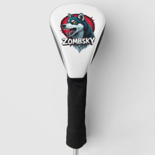 Siberian Husky Sibe Zombie Dog Halloween Essential Golf Head Cover