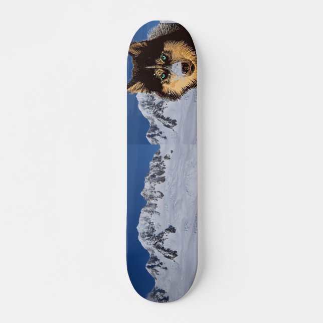 Siberian Husky Skateboard (Front)