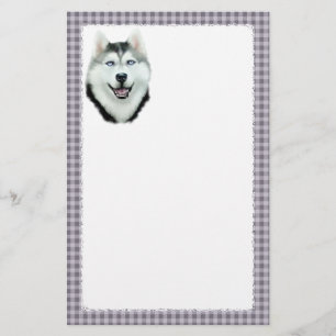 Siberian Husky Stationery