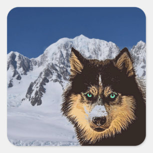 Siberian Husky Sticker