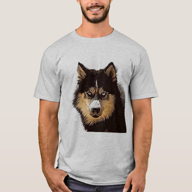 Siberian Husky T-Shirt (Front)