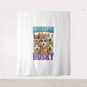 Siberian Husky Tapestry