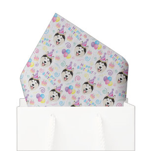 Siberian Husky Tissue Paper