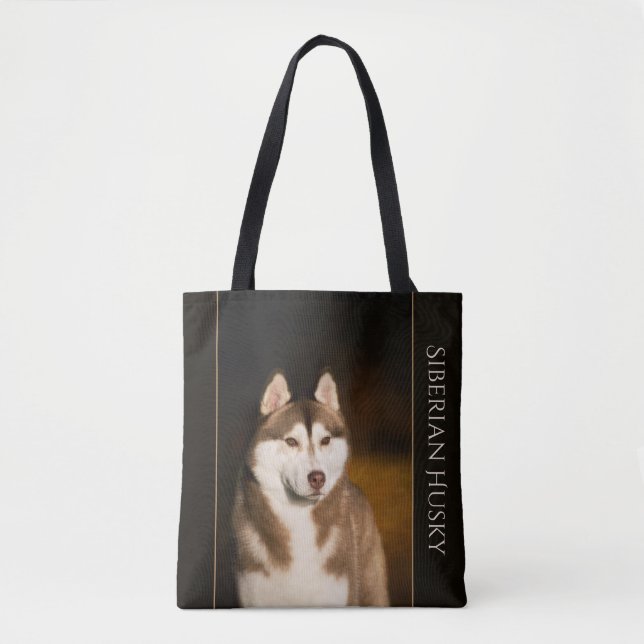 Siberian Husky Tote Bag (Front)