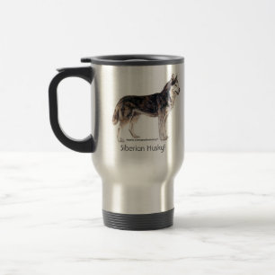 Siberian Husky! Travel Mug