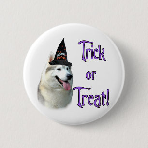 Siberian Husky Trick 6 Cm Round Badge