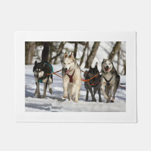siberian husky working group doormat