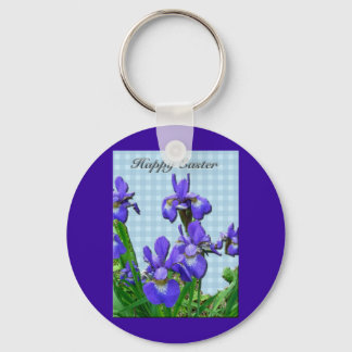 Siberian Iris Happy Easter Coordinated Items Key Ring