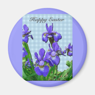 Siberian Iris Happy Easter Coordinated Items Magnet