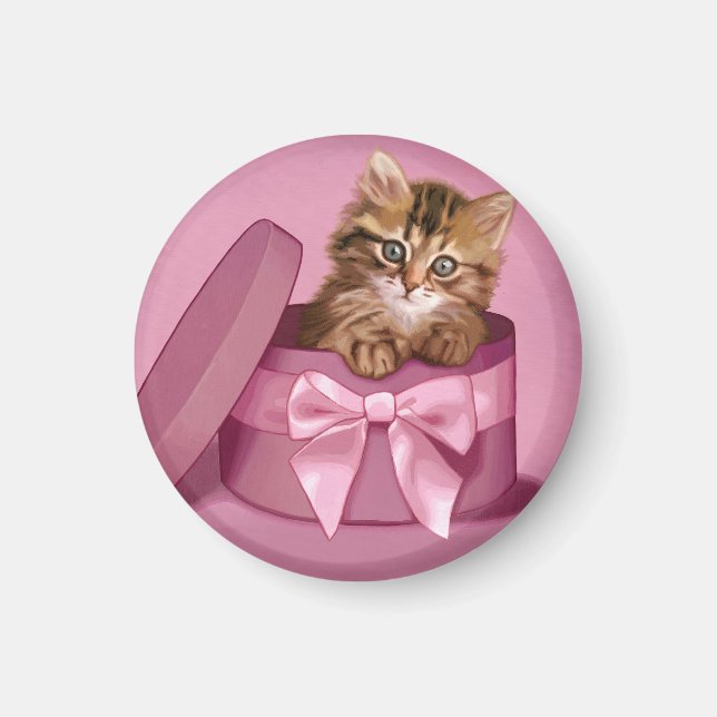 Siberian Kitten Magnet (Front)