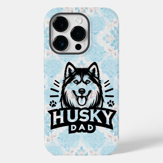 Siberian Spirit: Embracing Fatherhood as Husky Dad Case-Mate iPhone Case (Back)