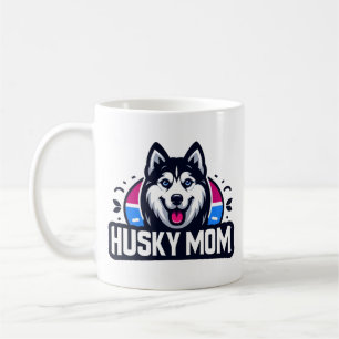 Siberian Spirit: Nurturing Love as a Husky Dog Mum Coffee Mug
