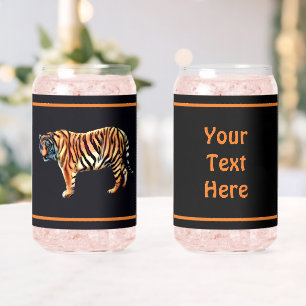 Siberian Tiger Can Glass