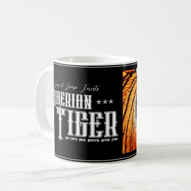 Siberian Tiger Coffee Mug (Front Left)