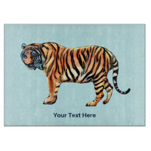 Siberian Tiger Cutting Board