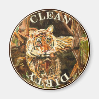 Siberian Tiger Dishwasher Magnet