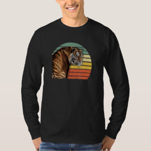 Siberian Tiger Endangered Animal Retro Men Women K T-Shirt