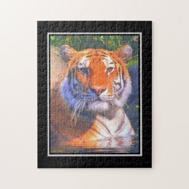 Siberian Tiger Jigsaw Puzzle (Vertical)