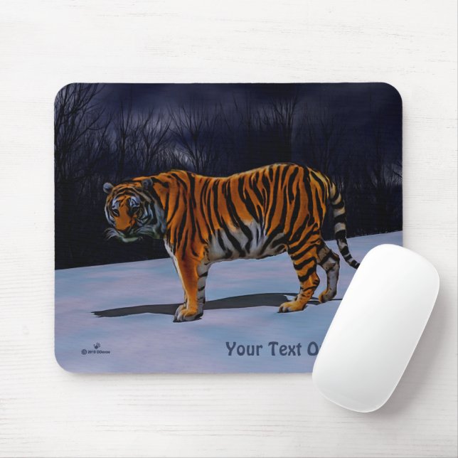 Siberian Tiger Mouse Pad (With Mouse)