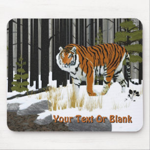 Siberian Tiger Mouse Pad