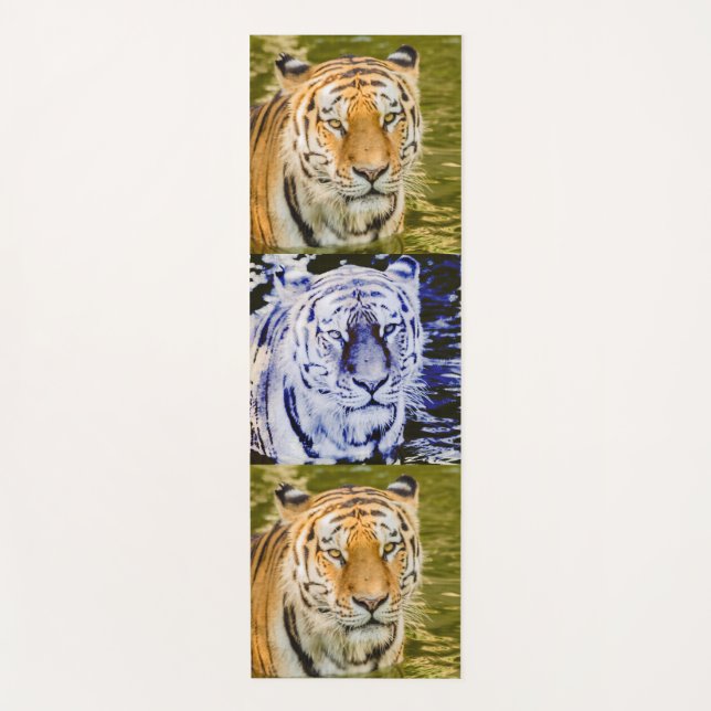 siberian tiger on yoga mat (Front)