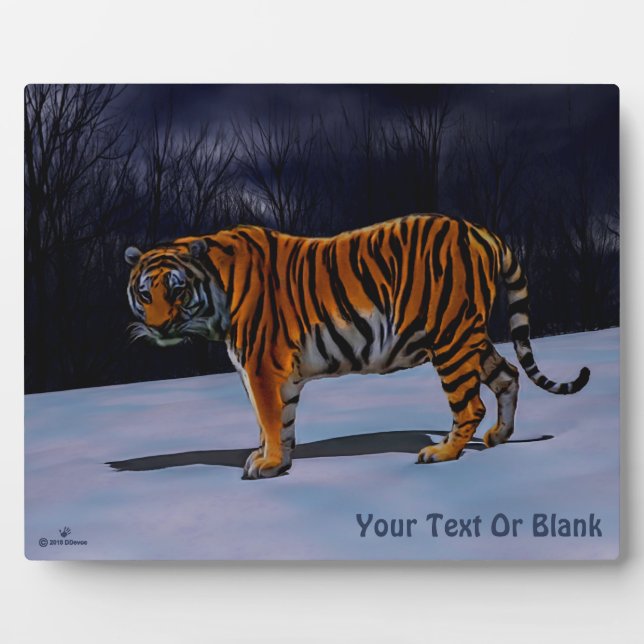 Siberian Tiger Plaque (Front)