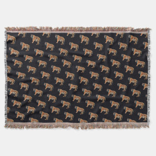 Siberian Tiger Throw Blanket