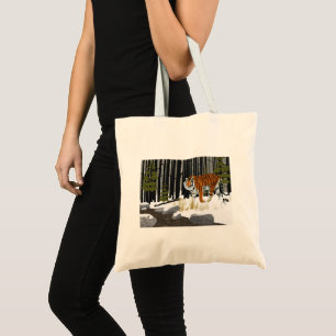 Siberian Tiger Tote Bag