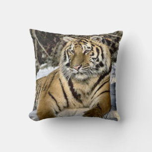 Siberian Tiger Wildlife Lovers Cushion