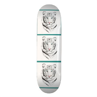 Siberian White Tiger Skateboard