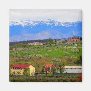Sibiu mountains landscape magnet