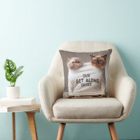 Sibling Cats Wearing Get Along Shirt