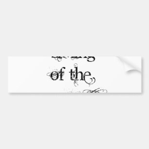 Sibling of the Groom Bumper Sticker