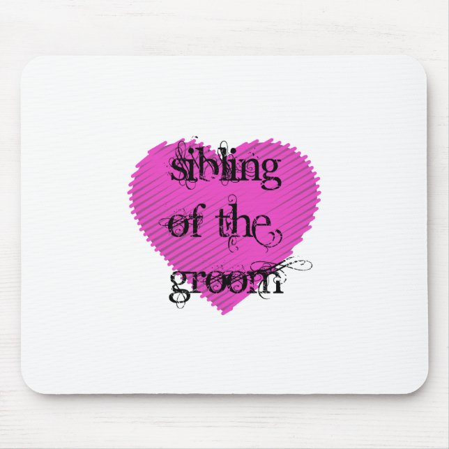 Sibling of the Groom Mouse Pad (Front)