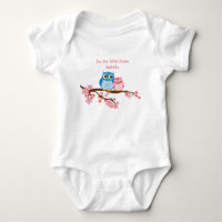 Sibling Owls Little Sister Matching Infant T-Shirt