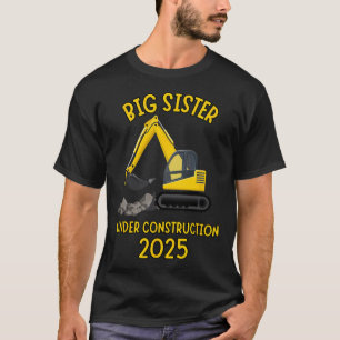 Sibling Reveal 2025 Under Construction Truck Big S T-Shirt