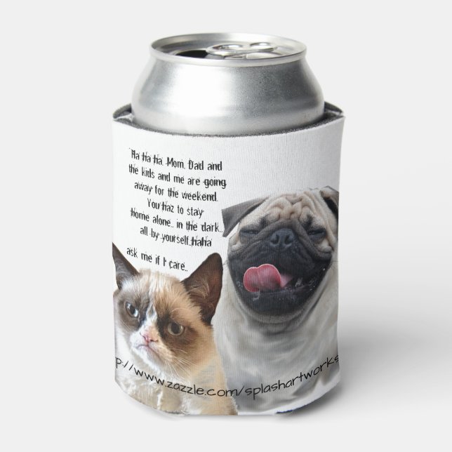 "Sibling Rivalries" Can Cooler (Can Front)
