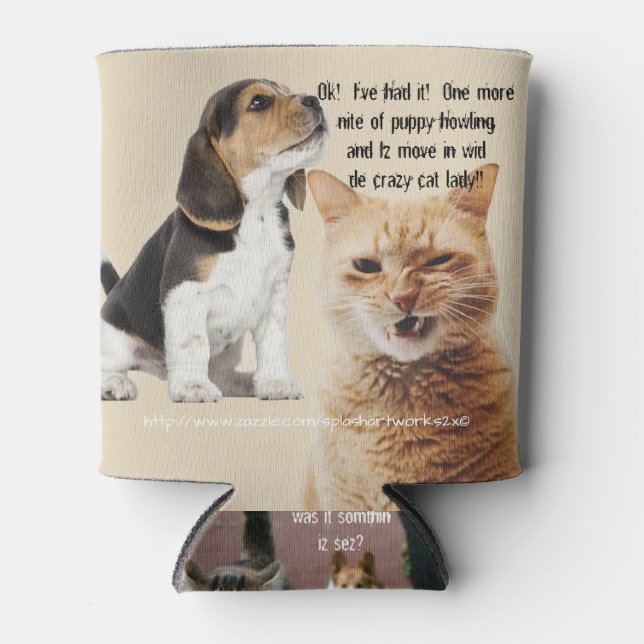 "Sibling Rivalries" Can Cooler (Front)