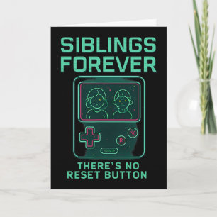 Sibling Rivalry Gamer Novelty Futuristic Sci Fi Ar Card