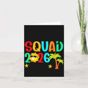 Sibling Squad 2026 Making Memories Family Matching Card