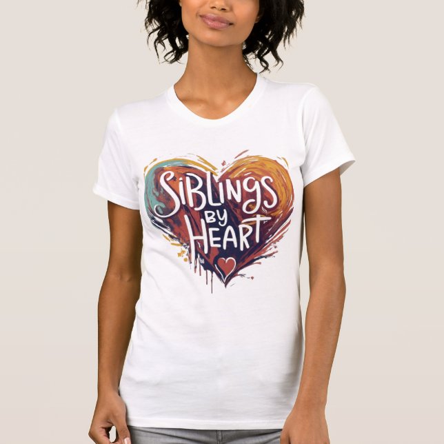 Siblings by heart T-Shirt (Front)
