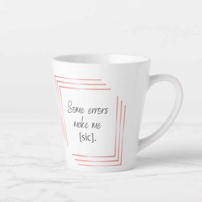 Sic Latte Mug (Right)