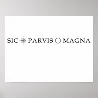 Sic Parvis Magna (Across) Poster