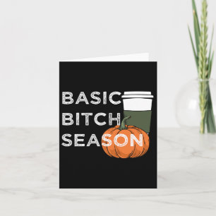 Sic Season Halloween Pumpkin Spice Latte  Card