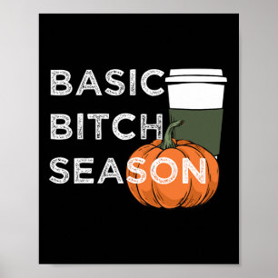 Sic Season Halloween Pumpkin Spice Latte Poster