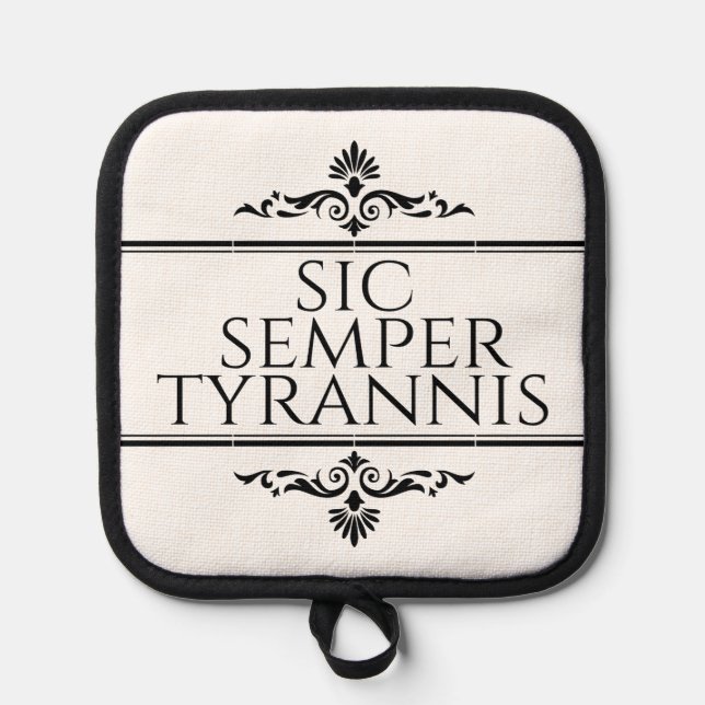 Sic Semper Fidelis Pot Holder (Front)